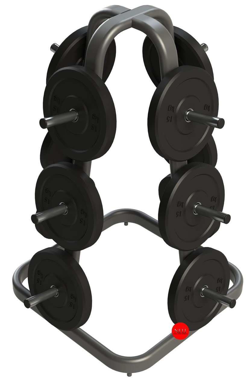 Picture of Exigo Olympic Bumper Plate Weight Tree mit 12 Aufnahmen