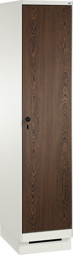 Zeige Details für Garderobenschrank einteilig, 1 Fach S3000 Evolo mit 400 mm, HPL Dekortüren, mit Sokkel Bild von Garderobenschrank einteilig, 1 Fach S3000 Evolo mit 400 mm, HPL Dekortüren, mit Sokkel