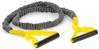 Bild von Fitness Tube Premium mit Hülsengriff, Tube mit Textil-Ummantelung, gelb = leicht - 10er Sparpackung 
