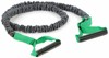 Bild von Fitness Tube Premium mit Hülsengriff, Tube mit Textil-Ummantelung, grün = mittel - 10er Sparpackung