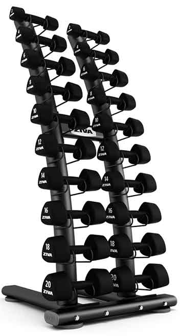 Bild von ZIVA ST2 STUDIOHANTELABLAGE 1-10 KG