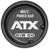 Bild von ATX® Cerakote Multi Bar Graphite Black- Langhantelstange in Graphite Black