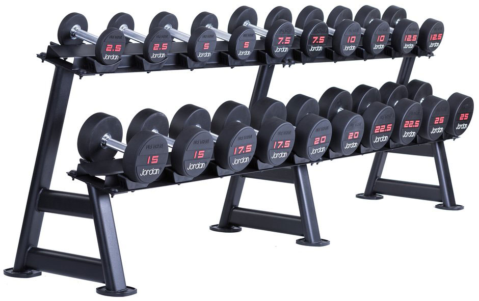 Picture of jordan Dumbbell Rack, Kurzhantelablage 2-stufig, mit Halbschalen