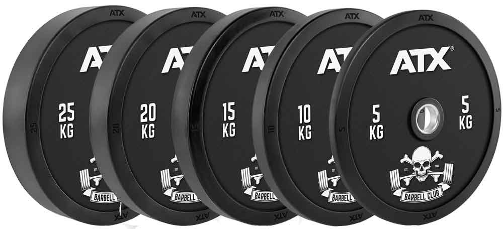 Picture of ATX Bumper Plate Barbell Club - 5 bis 25 kg