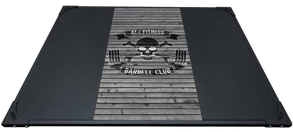 Bild von ATX Weight Lifting Platform Barbell Club Wood Grey