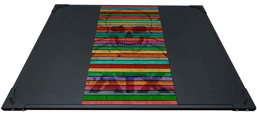 Bild von ATX Weight Lifting Platform Skull Wood Colorful