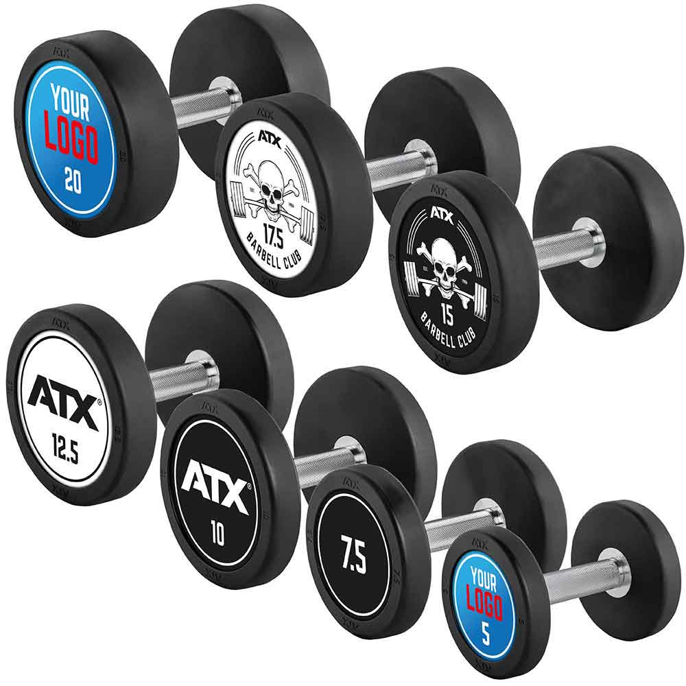 Picture of PRO-Style – Rubber Dumbbells - Customer - Hantelsatz 5-20 kg