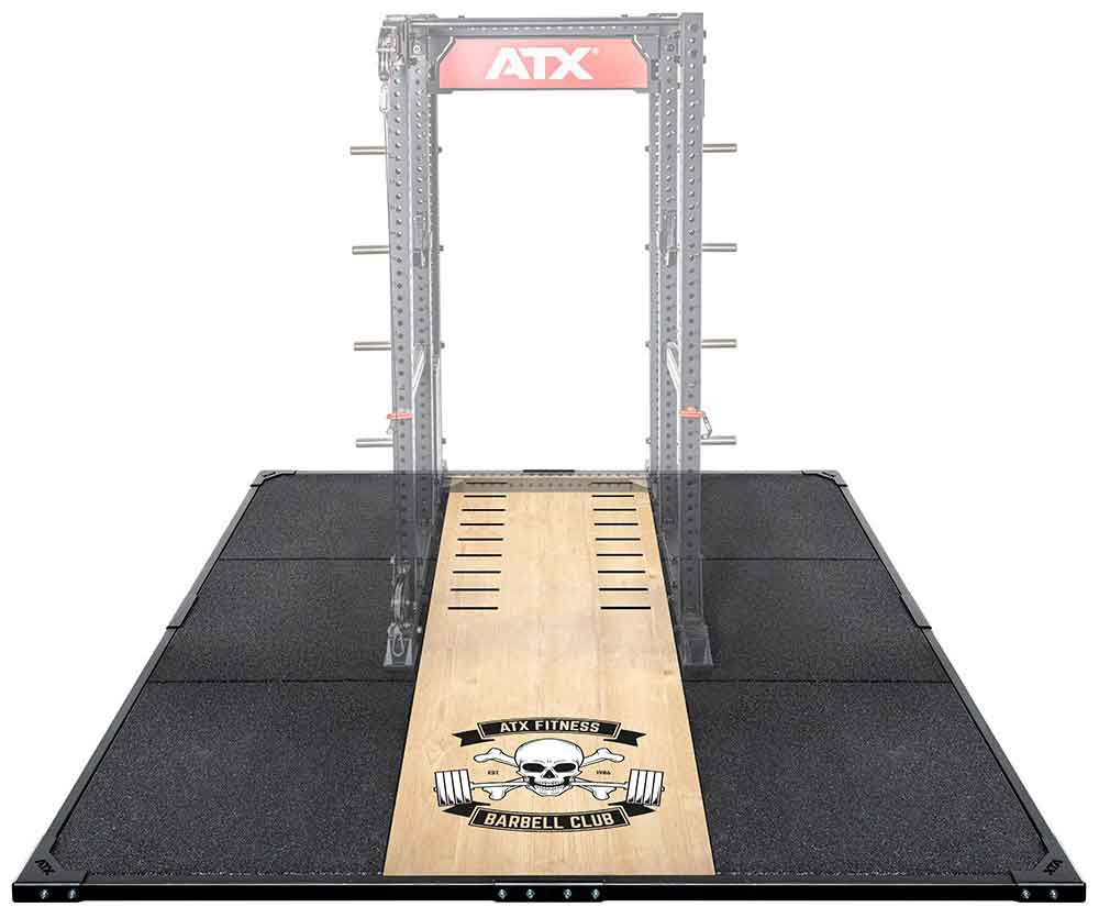 Bild von ATX Weight Lifting / Power Rack Platform XL 3 x 3 m Barbell Club Logo