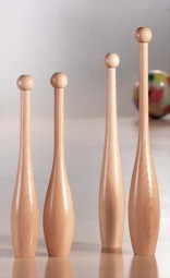 Zeige Details für Gymnastikkeule aus Holz, 40 cm lang Bild von Gymnastikkeule aus Holz, 40 cm lang