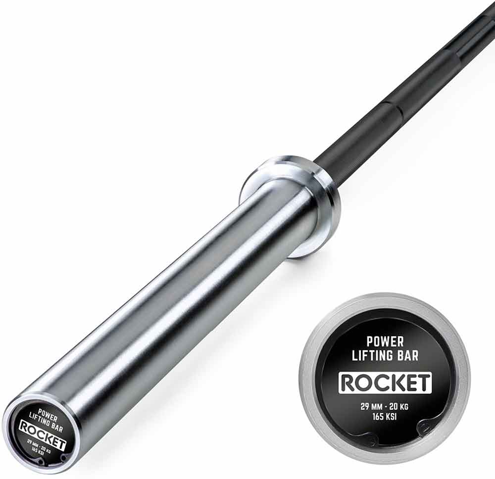 Bild von Powerlifting Bar - 165K – Black Oxid / Chrom ATX Rocket Series