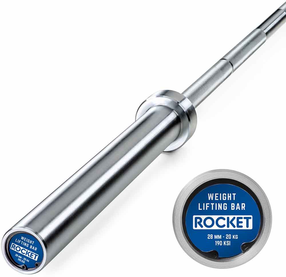 Bild von Weightlifting Bar Rocket Series - 190K - Bright Zinc