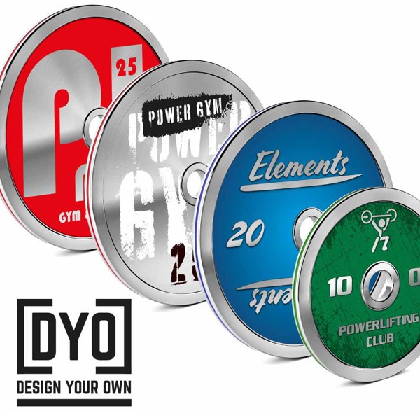 Bild von Calibrated Steel Plate DYO - Design Your Own - 5 kg bis 25 kg