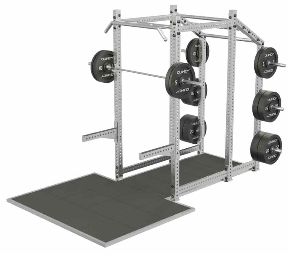 Bild von Quincy Cross Competition Power Rack + Plattform - OUTDOOR