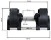 Bild von Nüobell die Kompakthanteln mit System von 2 - 20 kg (New ATX Edition)