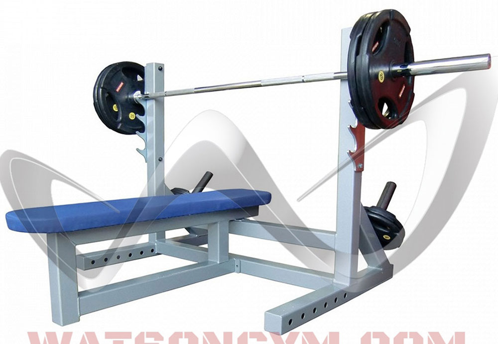 Bild von Watson Animal Flat Bench with Extending Bar Catchers