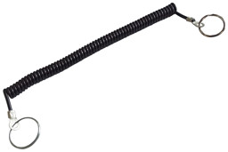 Zeige Details für Spiralkabel für Steckbolzen schwarz Bild von Spiralkabel für Steckbolzen schwarz