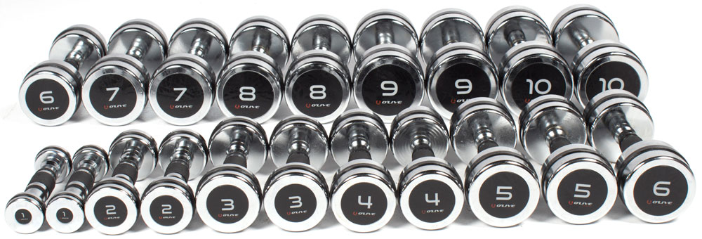 Picture of O'Live Chromed Dumbbells Kit