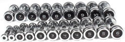 Bild von O'Live Chromed Dumbbells Kit