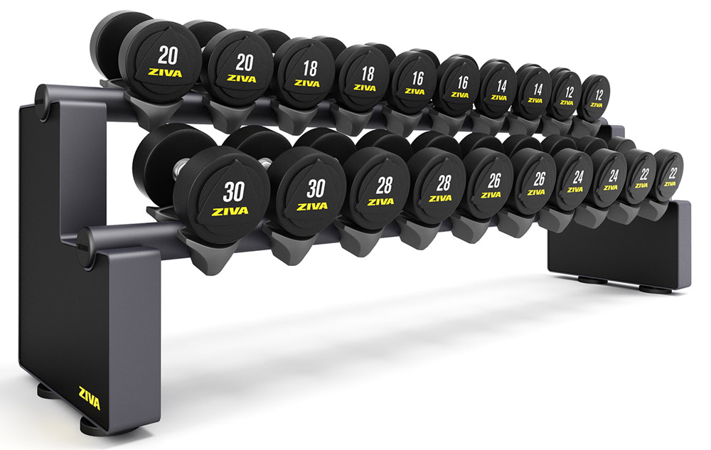 Bild von ZIVA - HORIZONTAL DUMBBELL RACK FOR 10 PAIR