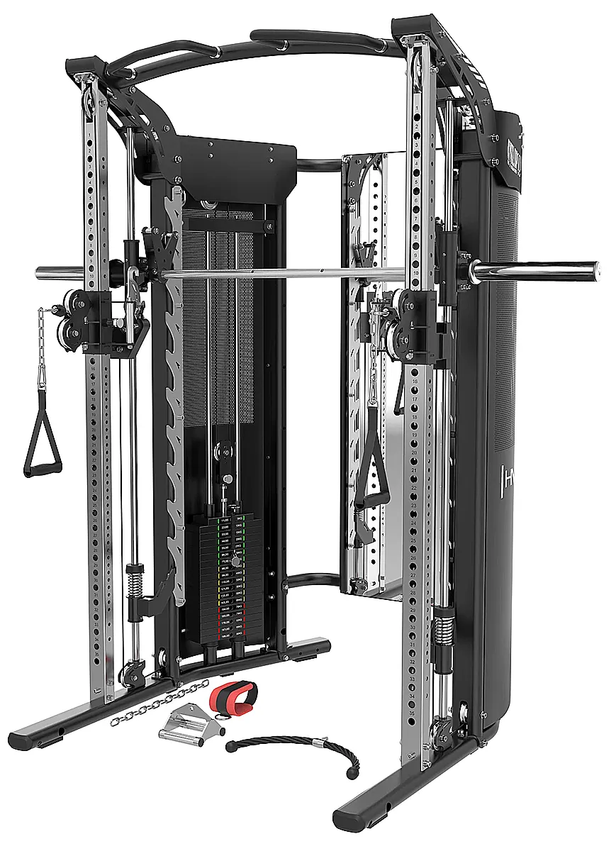 Bild von Kraftstation mit Smith-Maschine CYKLOP 10 semi commercial HMS