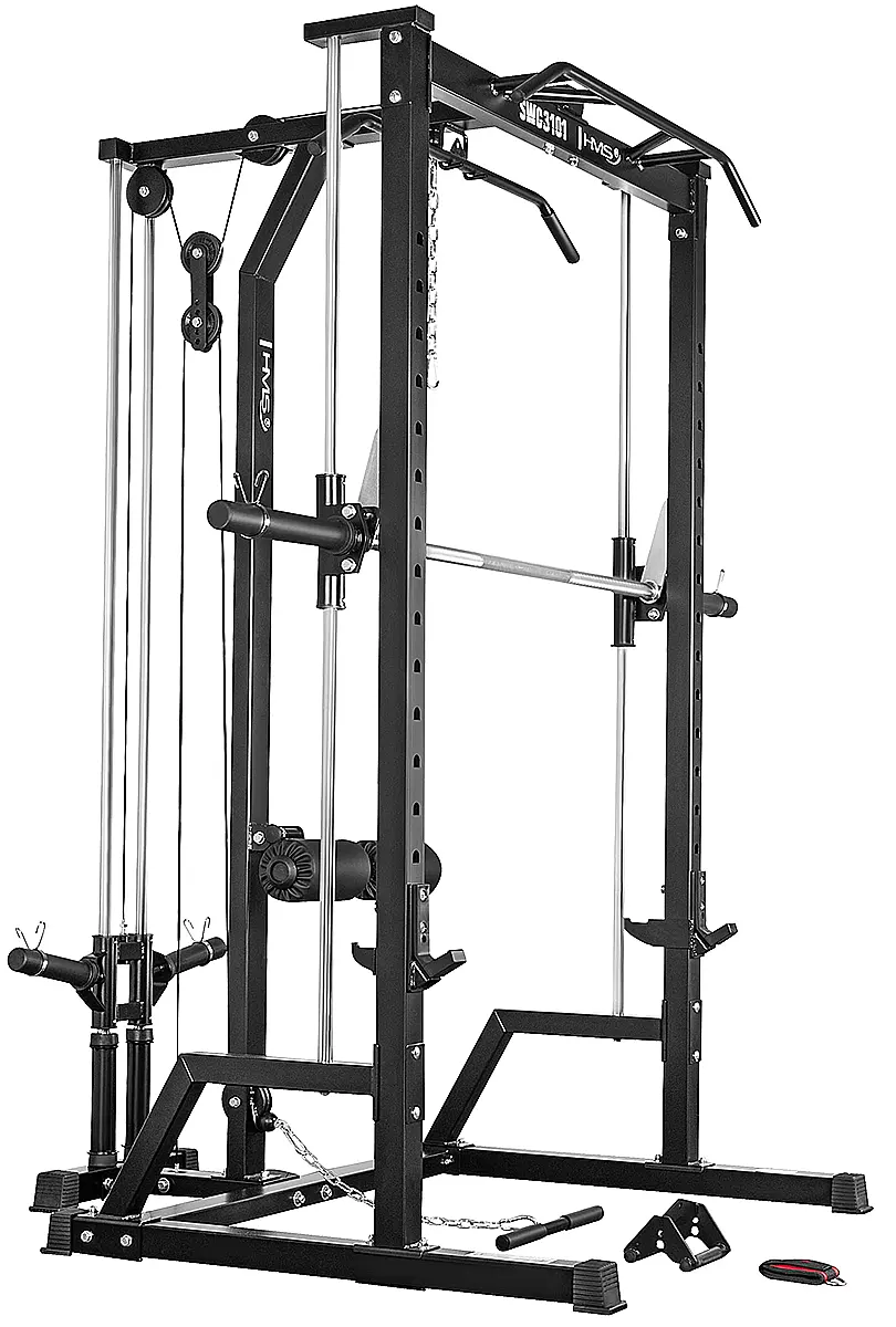 Bild von Smith-Maschine inkl. Latzugstation Plate Loaded semi commercial HMS 