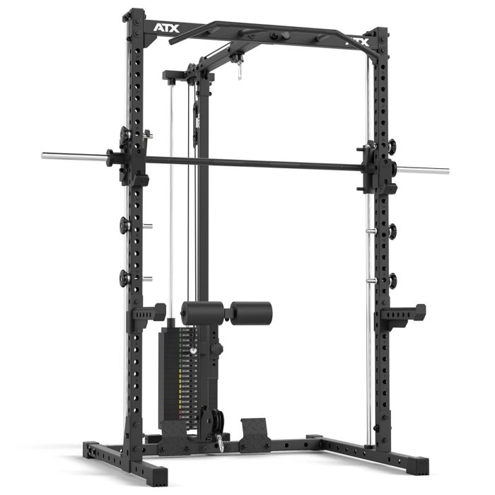 ATX HRX-510 Rack-Komplettset mit Latzug-Steckgewichte und Multipresse - Höhe 196 cm